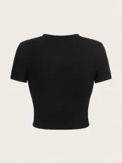 Short Sleeve Print T Shirt HMYI-42866