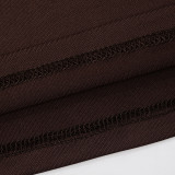 Solid Color Sleeveless Tank Top 2 Piece Pants Set MXBF-K24ST484