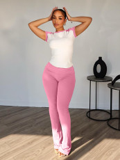 Casual Sports Yoga Pants Two Piece Set QODY-6055