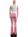 Casual Sports Yoga Pants Two Piece Set QODY-6055