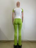 Casual Sports Yoga Pants Two Piece Set QODY-6055