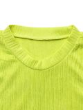 Solid Color Sleeveless Knits Two Piece Pants Set SFY-685