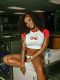 Casual T-shirt And Shorts Two Piece Set GFCF-1321