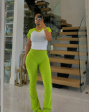 Casual Sports Yoga Pants Two Piece Set QODY-6055