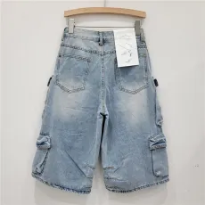 Vintage Washed Multi-Pocket Denim Shorts GZYN-3835
