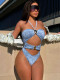 Sexy Halterneck Backless One Piece Swimsuit CSYZ-TM17RY