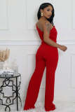 Single Shoulder Long Sleeve Jumpsuit OSM-4473