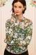 Mesh Print Long Sleeve T Shirt QYXZ-9180