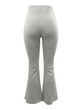 Solid Color Sport Skinny Pants QY-5117