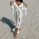 Long Sleeve Lace Beach Bikini Sunscreen Cover Up OD-8730