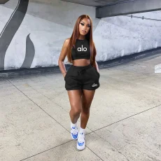 Fahion Sport Sleeveless Vest Short Suit QYLF-0149