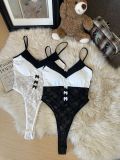 Halter Slim Lace Sexy Inner Tight One-piece Top GTZF-2045