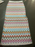 Sexy Contrast Color Sleeveless+Skirt Two Piece Set GYZY-8823