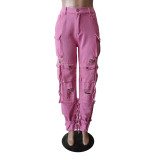 Fashion Denim Retro Casual Jeans MEM-88483