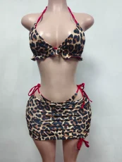 Pre Order: About 7 work days shipping Sexy Leopard Print Bikinis Swimsuit YUEM-10258