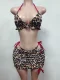 Pre Order: About 7 work days shipping Sexy Leopard Print Bikinis Swimsuit YUEM-10258