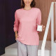 Solid Color Long Sleeve Loose Tops GYZY-6668