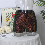 Fashion Sequin Print Shorts GNZD-51437