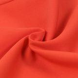 Plus Size Solid Color Long Blazer Pants Suit NY-10968