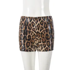 Fashion Sequin Print Shorts GNZD-51437