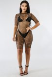 Sexy See-through Mesh Beaded Beach Club Dress (No Underwear)NY-9001