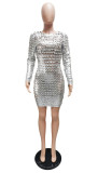 Bright Color Fashion Sexy Package Hip Nightclub Dress GXYF-H0060
