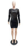 Bright Color Fashion Sexy Package Hip Nightclub Dress GXYF-H0060