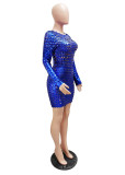 Bright Color Fashion Sexy Package Hip Nightclub Dress GXYF-H0060