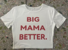 Letter Printed Short Sleeve T-Shirt GXJL-250331