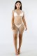 Sexy See-through Mesh Beaded Beach Club Dress (No Underwear)NY-9001
