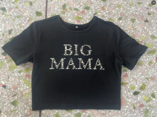 Letter Printed Short Sleeve T-Shirt GXJL-250331