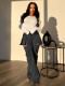 Fashion Washed Two Ways To Wear Jean OD-8734