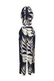 Sexy Print Sleeveless Wide Leg Pants 2 Piece Set GFDY-1329