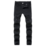 Men's Fashion Holes Slim Jeans GWBM-1820