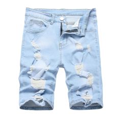 Men's Vintage Washed Denim Fifthly Jeans GWBM-211