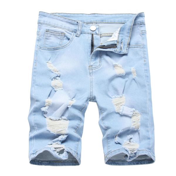 Men's Vintage Washed Denim Fifthly Jeans GWBM-211
