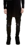 Men's Fashion Solid Color Slim Pencil Jeans GWBM-6607