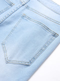 Men's Vintage Washed Denim Fifthly Jeans GWBM-211