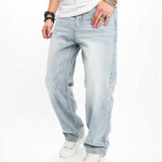 Men's Casual Loose Wide Leg Jeans GBBF-113