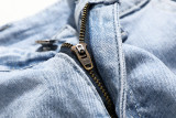 Men's Casual Holes Slim Straight Jeans GWBM-TS-5903