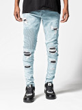 Men's Fashion Tight Holes Jeans GWBM-TM226