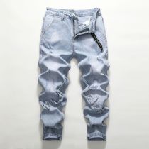 Men's Casual Holes Slim Straight Jeans GWBM-TS-5903