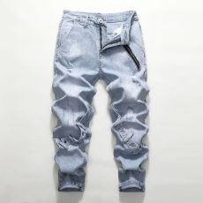 Men's Casual Holes Slim Straight Jeans GWBM-TS-5903
