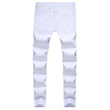 Men's Fashion Solid Color Slim Pencil Jeans GWBM-6607