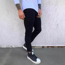 Men's Fashion Black Slim Pencil Jeans GBBF-666