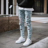 Men's Fashion Tight Holes Jeans GWBM-TM226