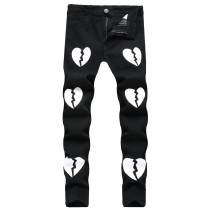 Men's Print Casual Pencil Jeans GWBM-996