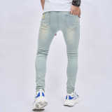 Men's Casual Holes Washed Tight Jeans GWBM-116