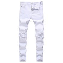 Men's Fashion Solid Color Slim Pencil Jeans GWBM-6607