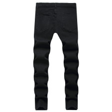 Men's Print Casual Pencil Jeans GWBM-996